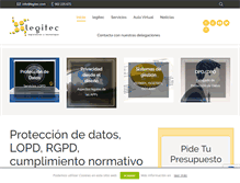 Tablet Screenshot of legitec.com